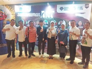 (Pembukaan pameran seni rupa inklusif "SUPERHUMAN ART" (Atas Rasa Tjinta) di Taman Ismail Marzuki, Jakarta.(Red)